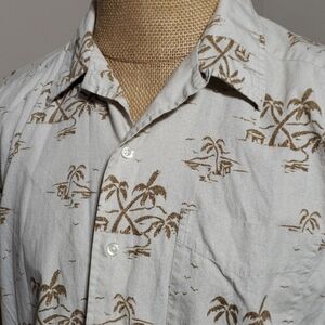 Tommy hilfiger Hawaiian palm tree short sleeve